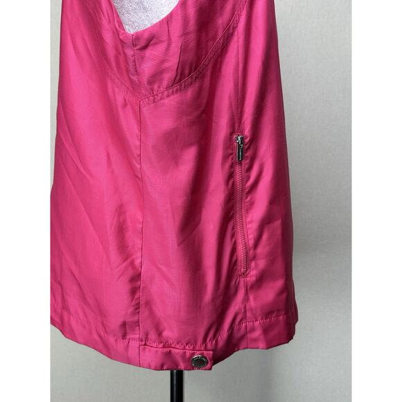Liz Claiborne Womens Sz XL Pink Solid Sleeveless Zip Up Vest - Picture 5 of 16